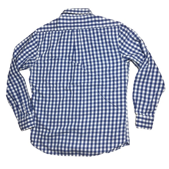 Nat Nast Luxury Originals Medium L/S Button Down Dress Gingham Plaid Preppy Shir - Picture 3 of 6